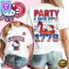 Atlanta Hawks 2026 NBA Hello Kitty Independence Day Unisex 3D Shirt