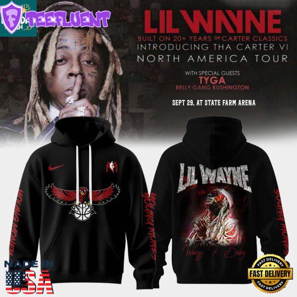 Atlanta Hawks Lil Wayne 2025 Tha Carter VI North America Tour Hoodie
