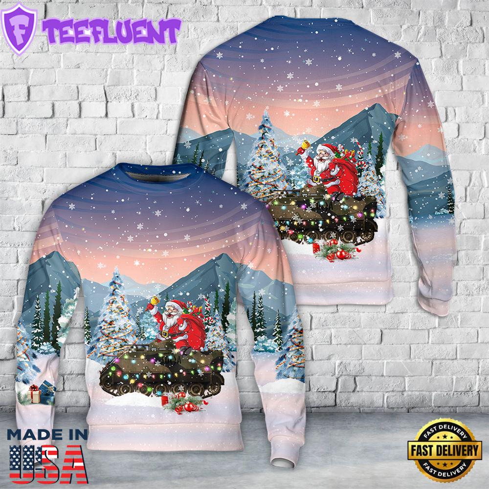 Australian Army M113A1 LRVAPC with the V150 Cadillac-Gage T-50 turret Christmas Sweater