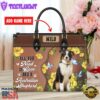Australian Shepherd Dog All You Need Is Love And A Leather Handbag