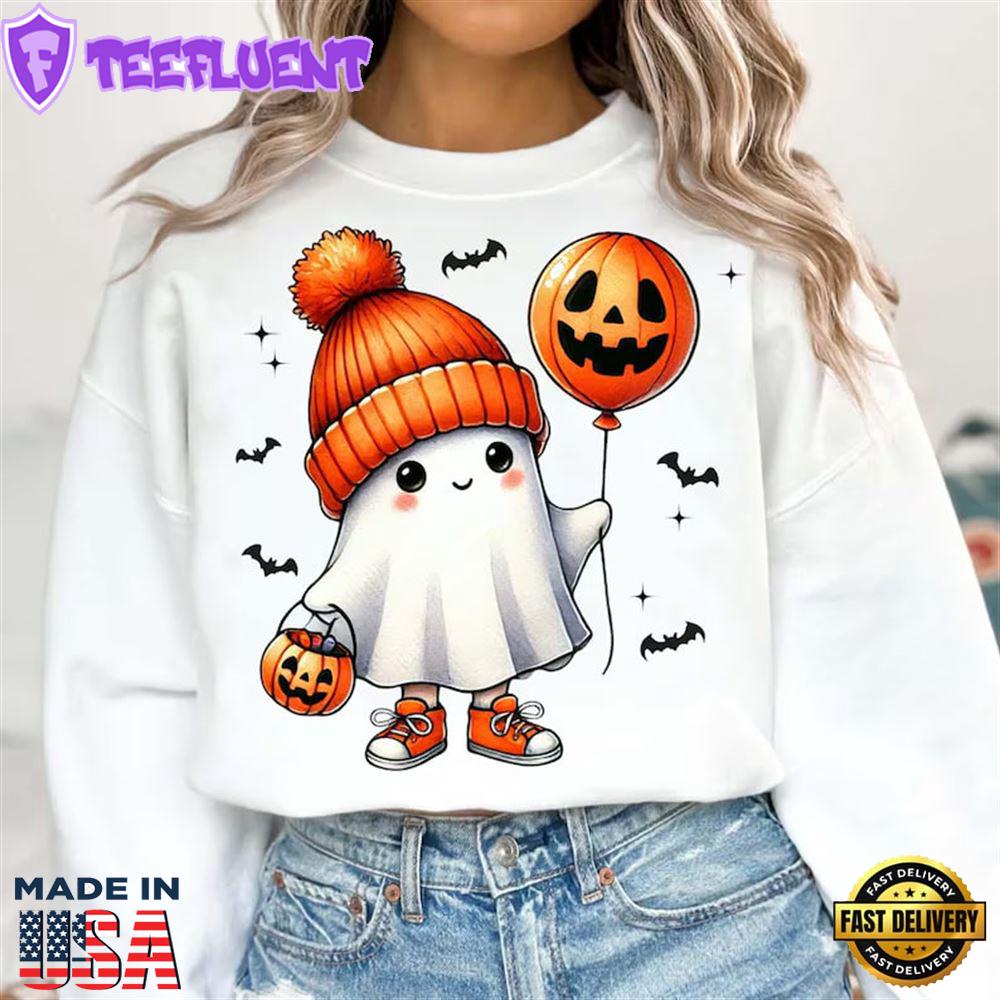 Baby Boo Halloween Shirt, Cute Ghost Shirt, Lady Boo Shirt