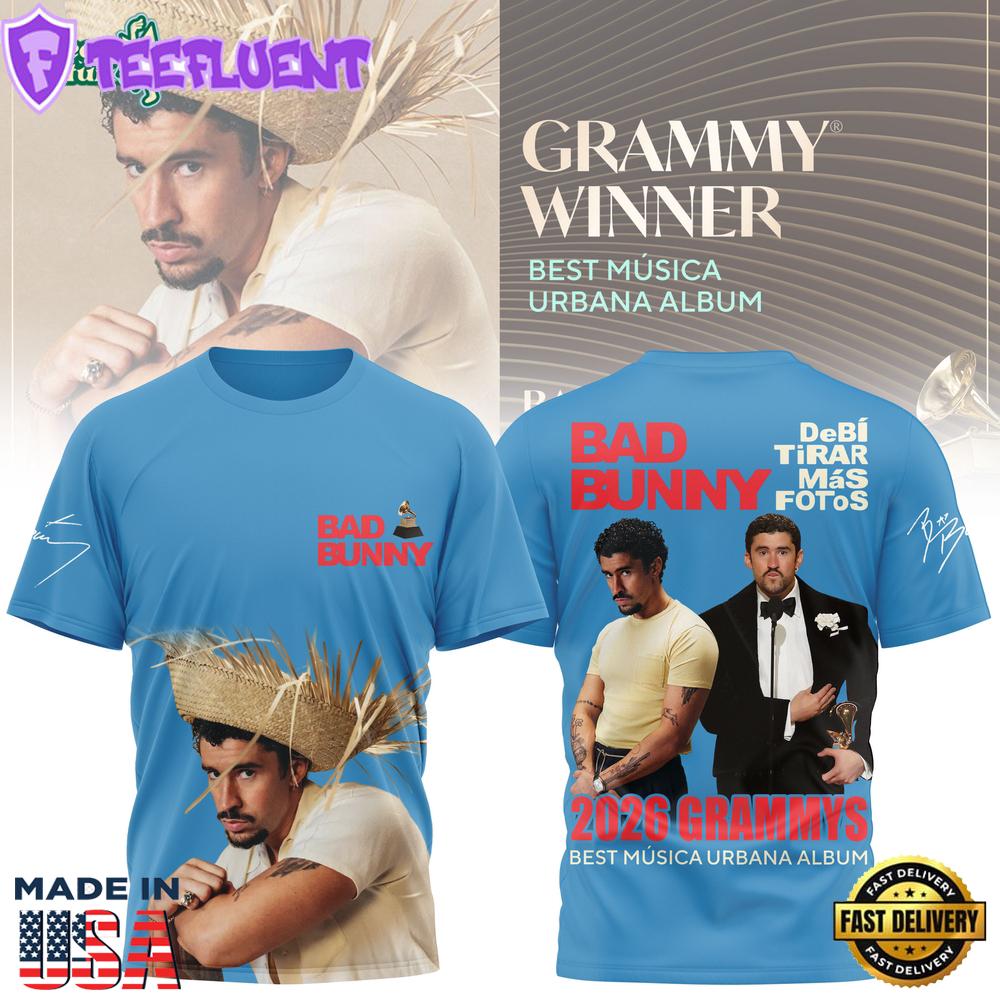 Bad Bunny “Débi Tirar Más Fotos” Grammy Winner t-shirt 2026