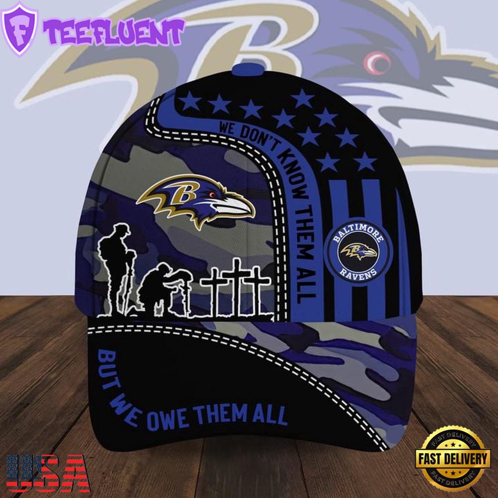 Baltimore Ravens Memorial Day NFL Team Baseball Cap