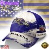 Baltimore Ravens NFL Grunge Style Team Baseball Cap