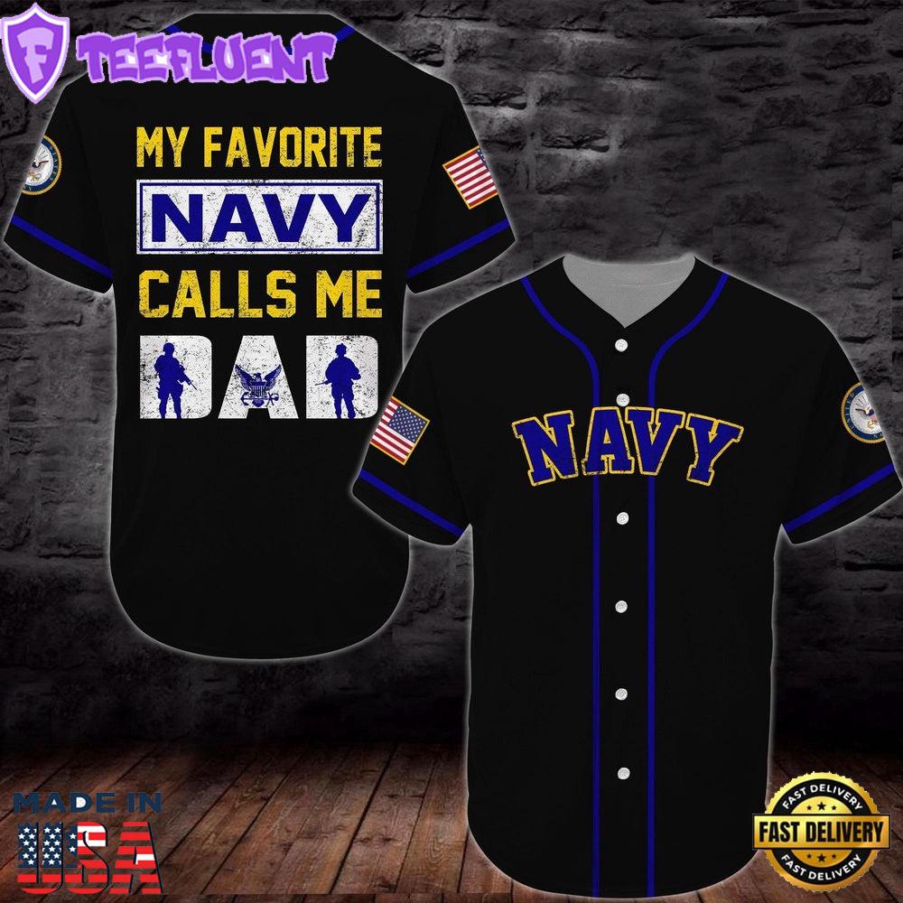 Baseball Shirt United States Navy H27 All Over Printed