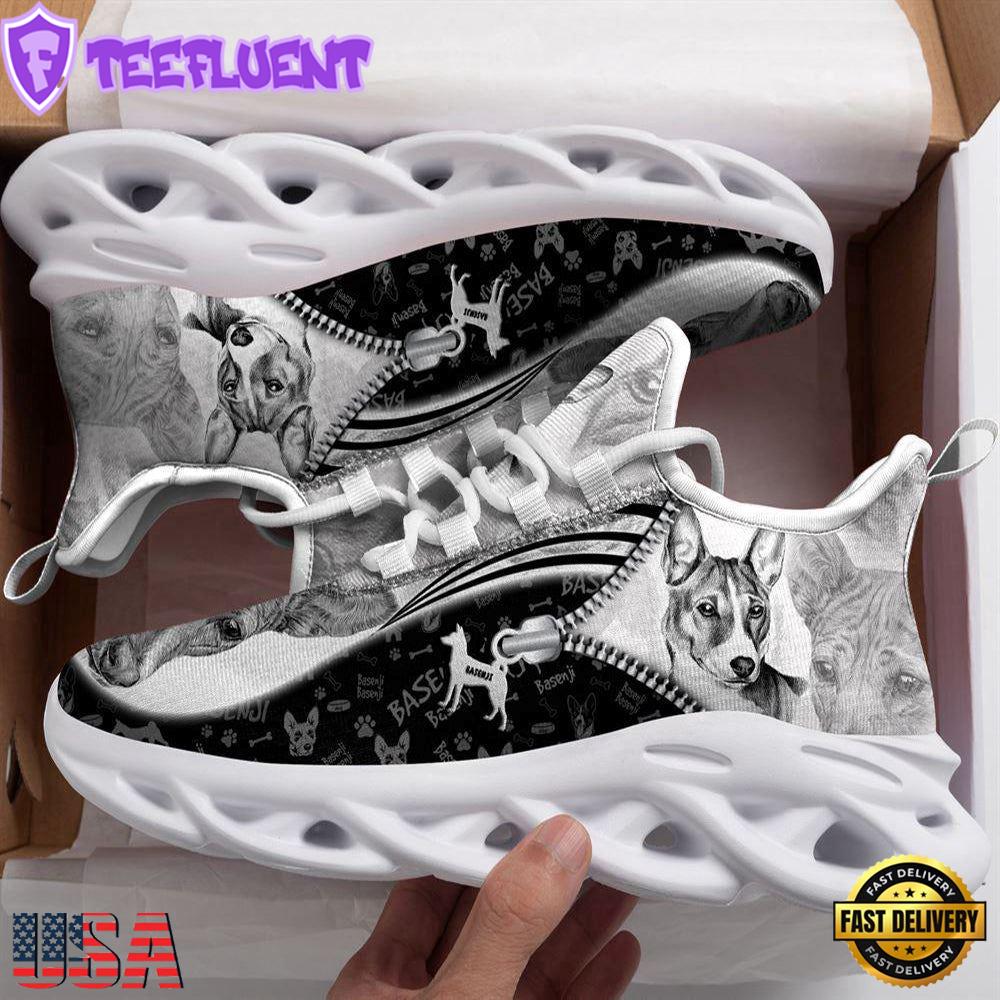 Basenji Sketch Max Soul Shoes For Men Women Dog Shoes Running