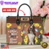 Basset Hound Dog All You Need Is Love And A Leather Handbag