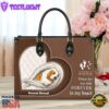 Basset Hound Forever In My Heart Leather Bag