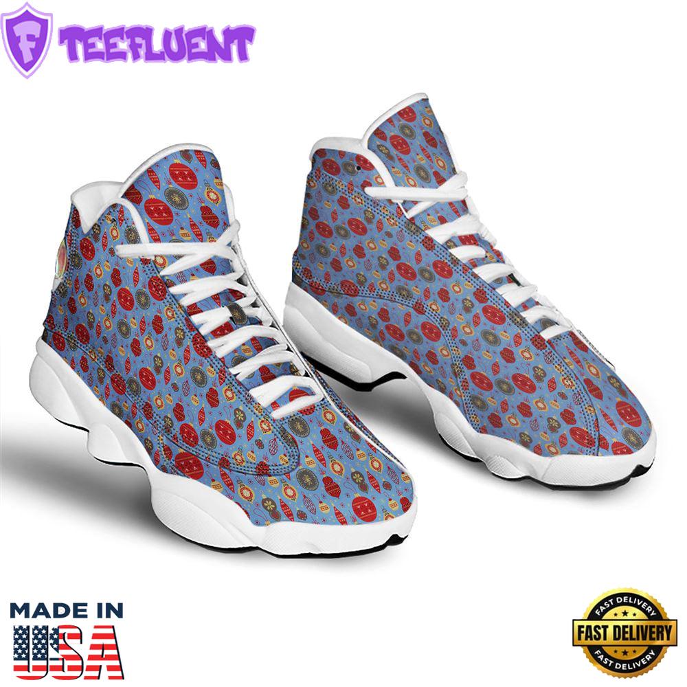 Baubles Christmas Print Pattern Jd13 Shoes For Men Women