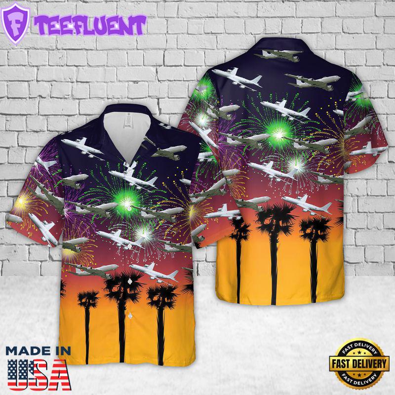 BBTT0406BC06 Boeing E-6B Mercury US Navy Hawaiian Shirt
