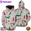Beagle Dog Pet Christmas Hoodie All Over Print