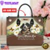 Bernese Mountain Dog Are Not Our Whole Life But They Make Our Lives Whole Leather Handbag
