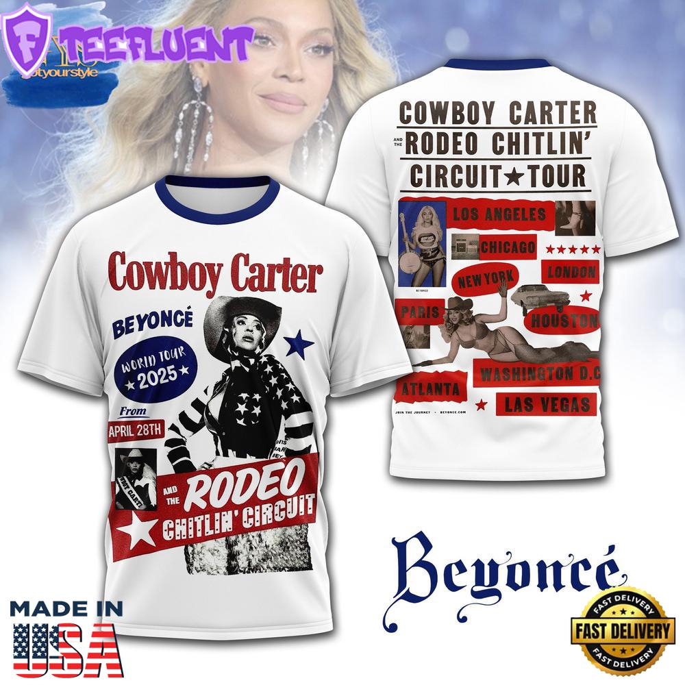 Beyonc? World Tour 2025 Limited Edition T-Shirt