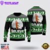 Bigfoot Believe Christmas Ugly Christmas Sweater For Men