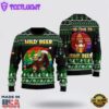 Bigfoot Sweater, Wild Beer Ugly Christmas Sweater For Men