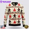 Bigfoot Tree Ugly Christmas Sweater For Men