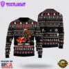 Bigfoot Ugly Sweater, Believe In Bigfoot Squat Ugly Christmas Sweater For Men