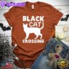 Black Cat Crossing T-Shirt