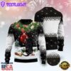 Black Cat Mirror Ugly Christmas Sweater
