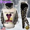 Black Girl Sassy Cheetah Pattern All Over Print Leggings Hoodie Set Outfit For Women Gift Xmas