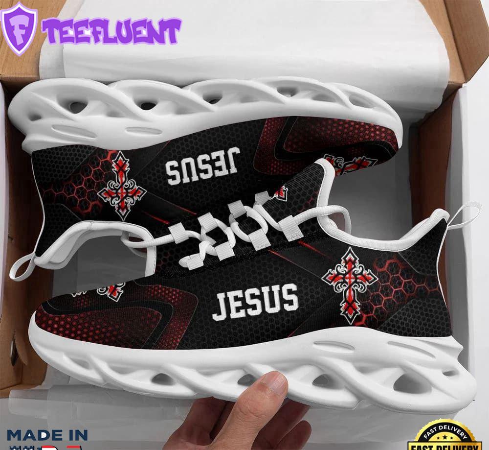 Black Jesus Running Sneakers Max Soul Shoes For Men And Women