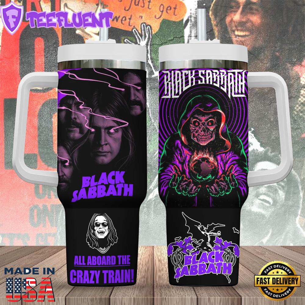 Black Sabbath 40oz Stanley Tumbler