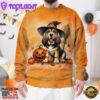 Bloodhound Dog In Spooky Autumn Halloween 3D Shirt