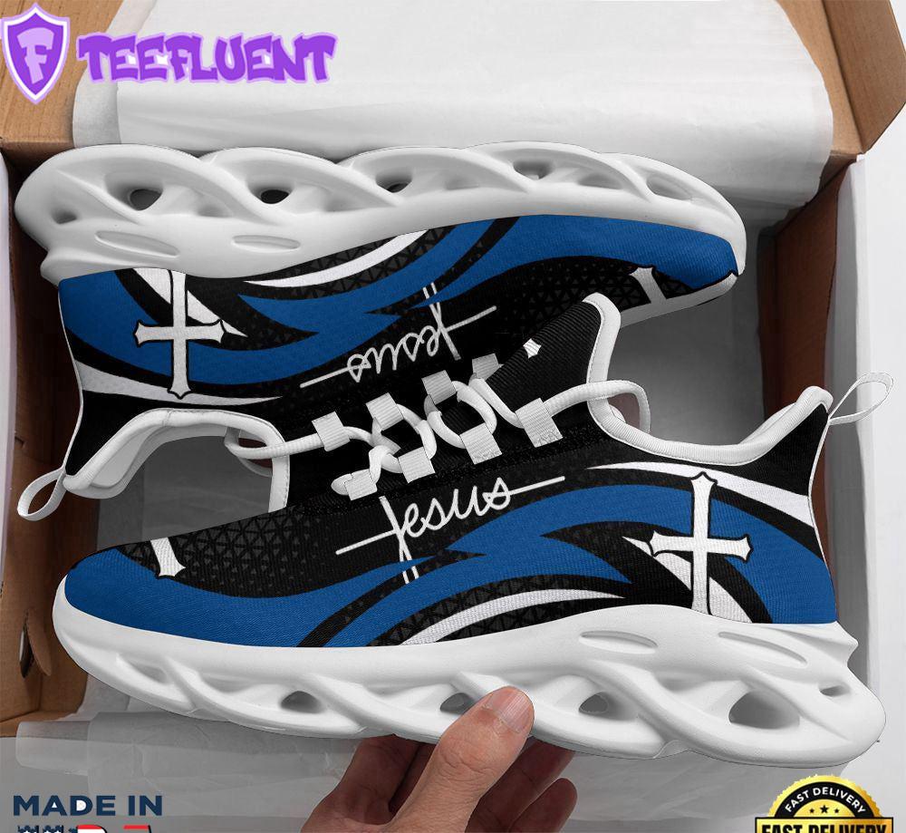 Blue Jesus Running Sneakers Max Soul Shoes For Men And Women