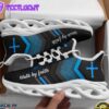 Blue Jesus Walk By Faith Running Shoes Max Soul Shoes For Men And Women