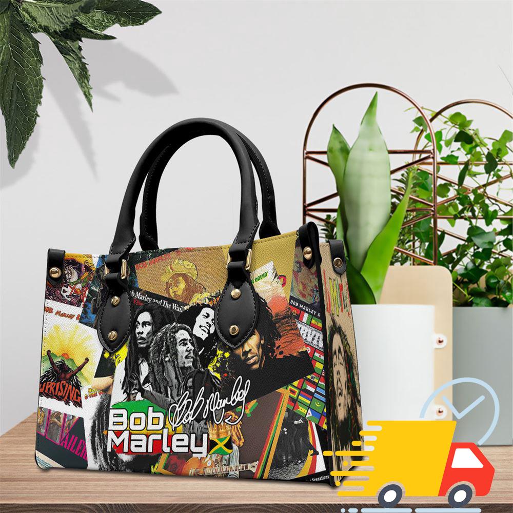 Bob Marley King Of Legend Leather HandBag