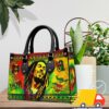 Bob Marley Love Reggae Leather HandBag