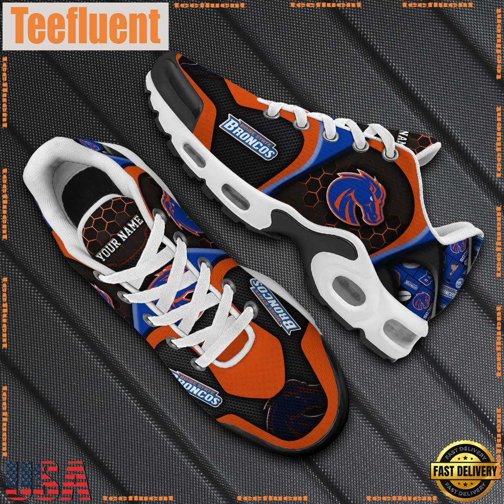 Boise State Broncos Tn Shoes Personalized Your Name, Football Team Shoes