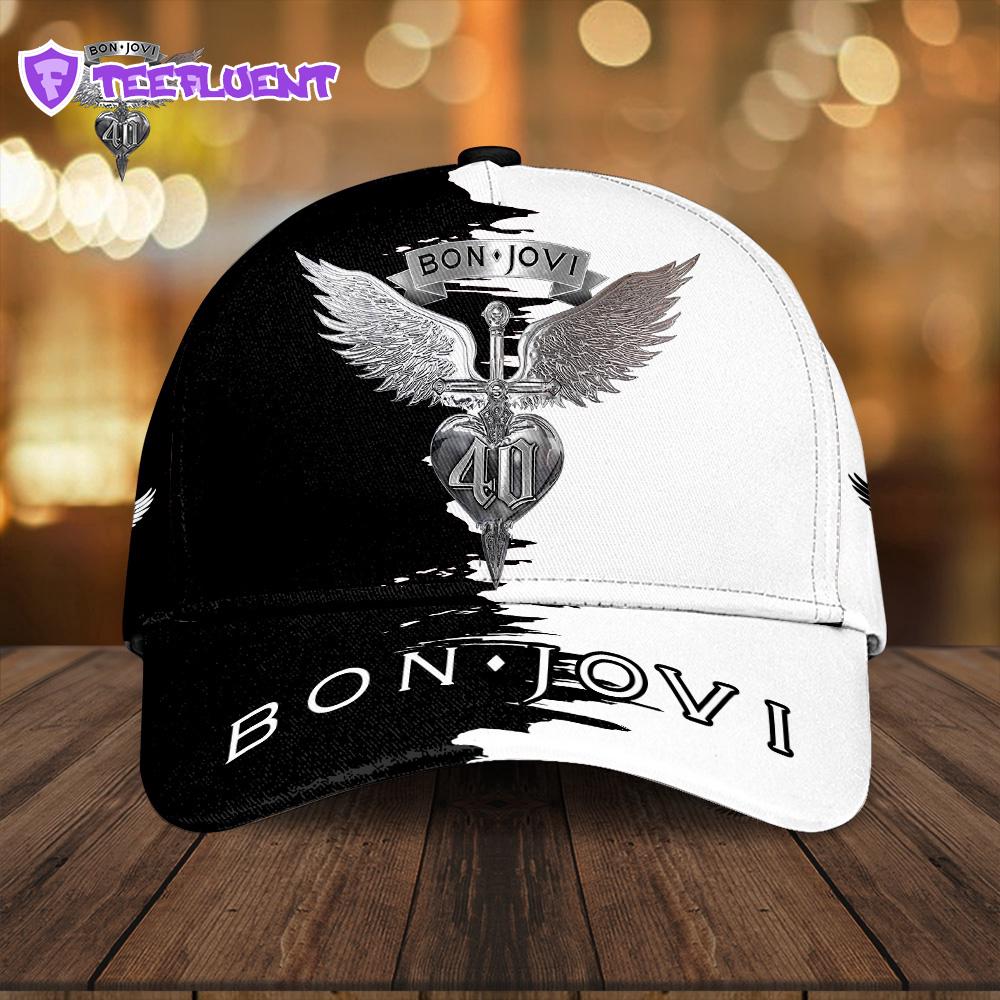 Bon Jovi All Over Print Classic Caps
