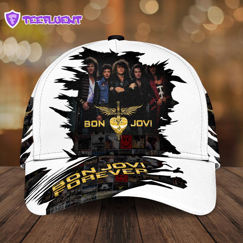 Bon Jovi Music Band All Over Print Classic Caps