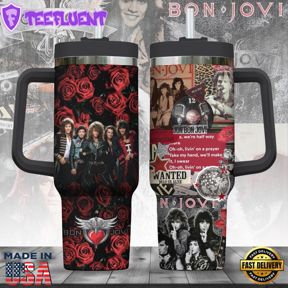 Bon Jovi New Trend 40oz Tumbler