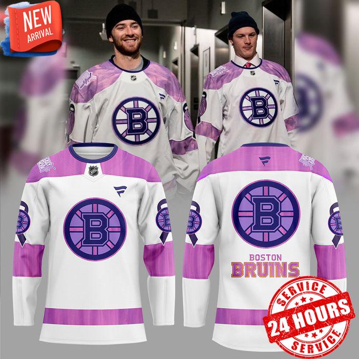 Boston Bruins Fights Cancer Limited Edition Hockey Jersey
