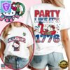 Boston Celtics 2026 NBA Hello Kitty Independence Day Unisex 3D Shirt
