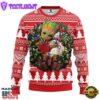 Boston Red Sox Groot Hug Christmas Ugly Sweater Sport For Fan