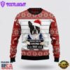 Boston Terrier I Knocked Over The Christmas Tree Ugly Christmas Sweater For Men And Women