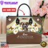 Boxer Dog Are Not Our Whole Life But They Make Our Lives Whole Leather Handbag