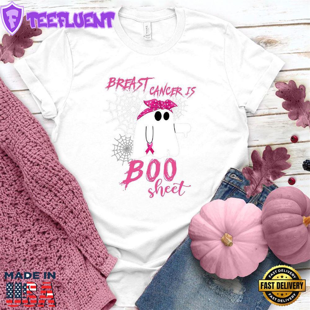 Breast Cancer Is Boo Sheet T-Shirt Colored Edition
