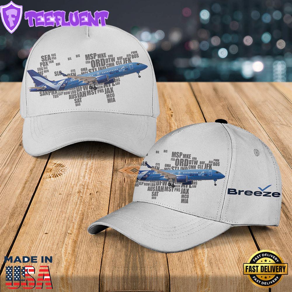 Breeze Airways A220-300 Baseball Cap