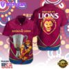 Brisbane Lions Short Sleeve Dress Shirt For Man And Women