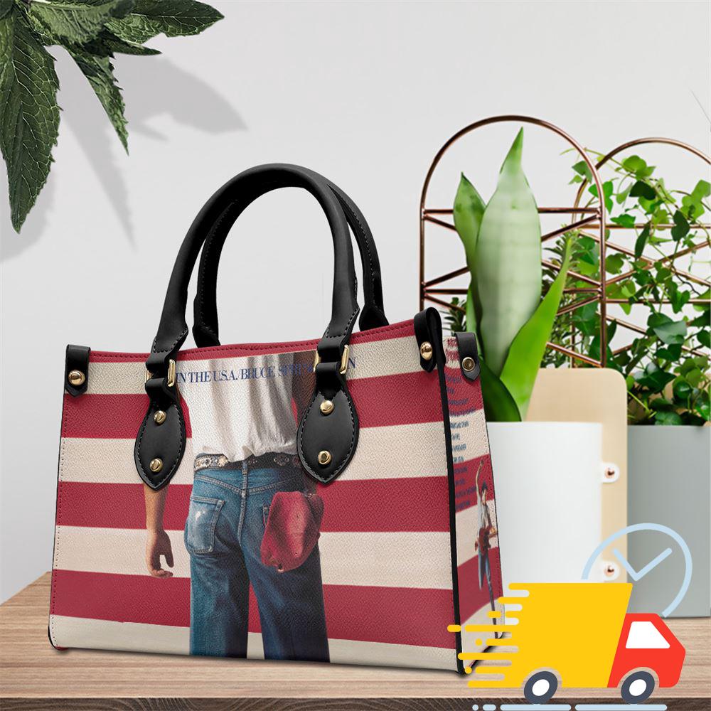 Bruce Springsteen Born In The U.S.A Leather HandBag
