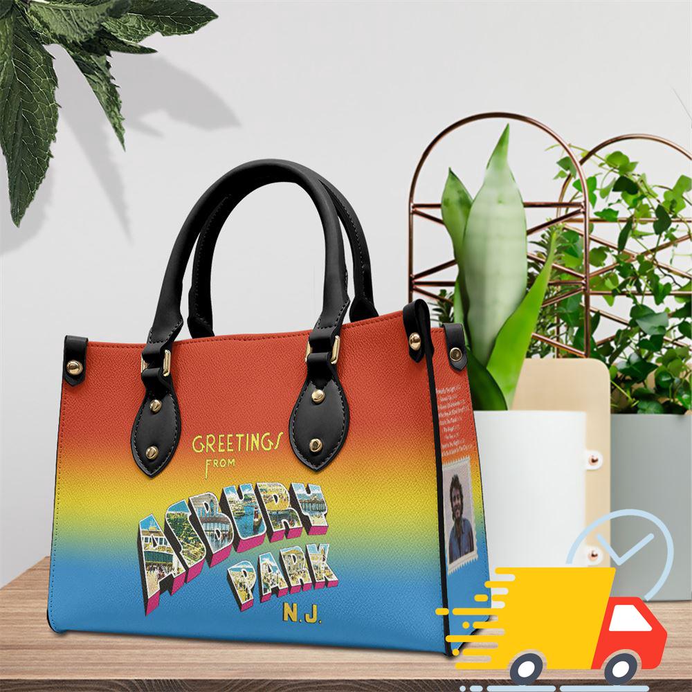 Bruce Springsteen Greatest Hits Leather HandBag