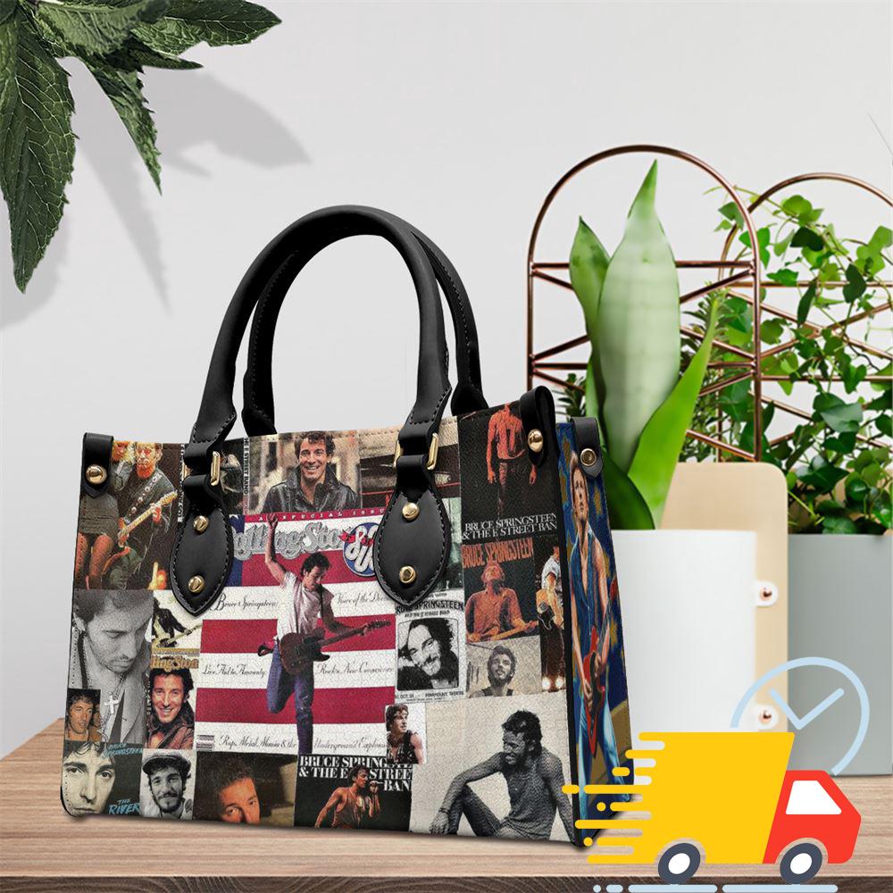 Bruce Springsteen Music Leather HandBag