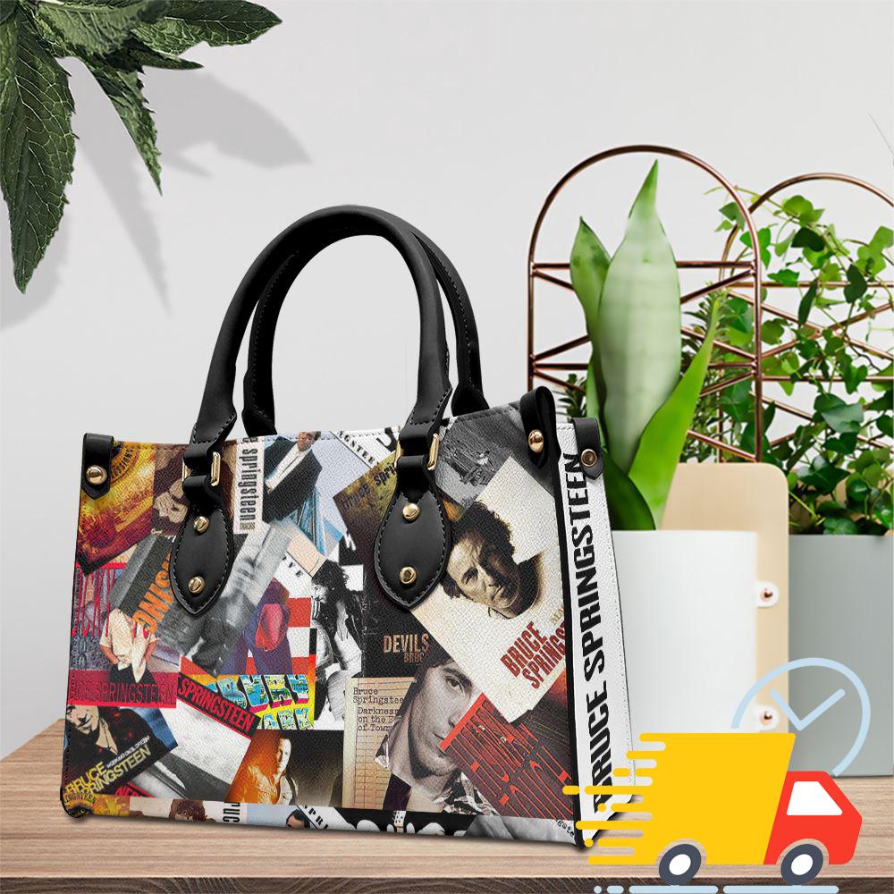 Bruce Springsteen The Best Song Album Leather HandBag