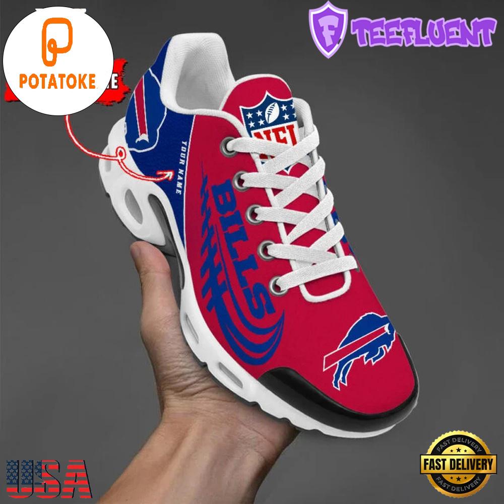 Buffalo Bills Custom Name Air Cushion Sports Shoes Air Max Plus Shoes
