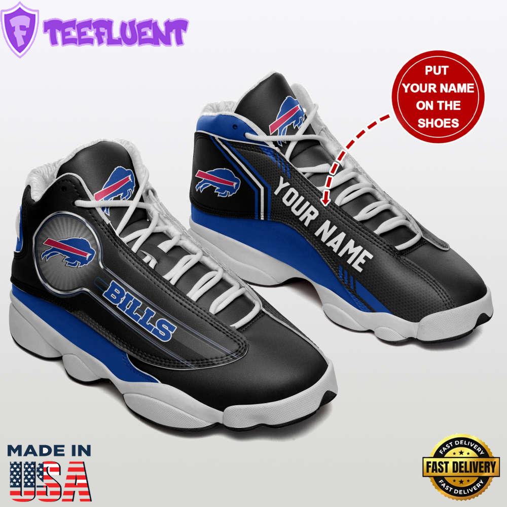 Buffalo Bills Custom Name Air Jordan 13 Sneakers