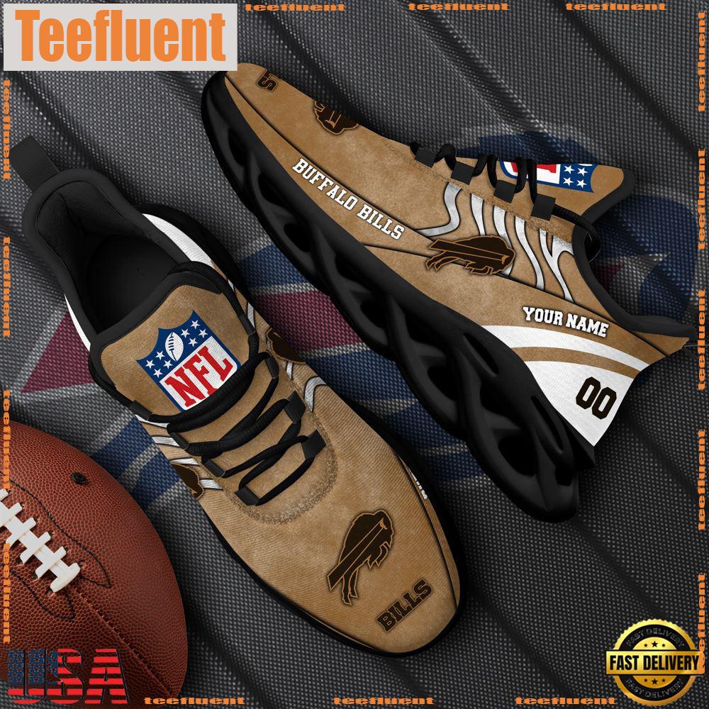 Buffalo Bills NFL Clunky Shoes For Fans Custom Name And Number